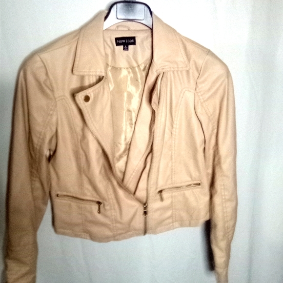 Women's New Look leather bomber jacket - Picture 1 of 4